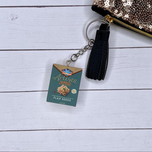 Artisan Nut-Thin Keychain | Handmade | Mini Brands | Quirky | Fun | NWOT - Picture 3 of 15